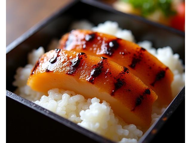 照り艶やかなうなぎの蒲焼きがご飯の上にたっぷり乗った豪華なうな重弁当